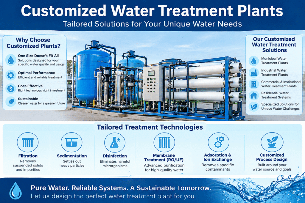Customized Water Treatment Plants