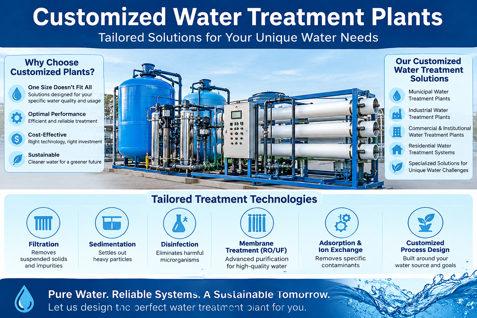 Customized Water Treatment Plants